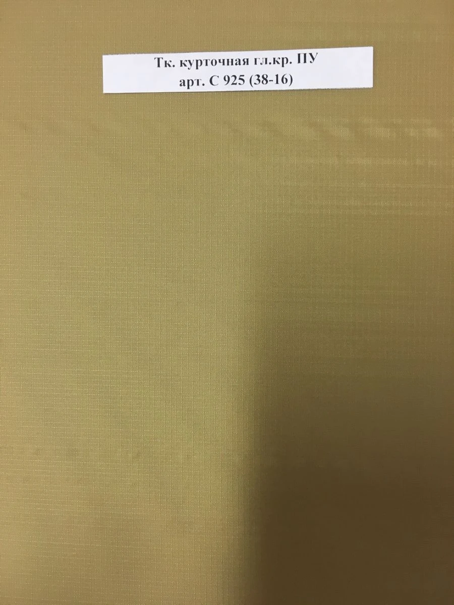 Water-Resistant Coated Fabric with Polyurethane Finish, Art. S 925 (38-16)