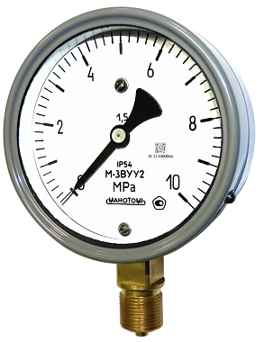 Vacuum Gauge for Non-Crystallizing Liquids and Gases - Manotome MV-3VU