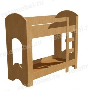 Children's Bunk Bed with PVC Edging