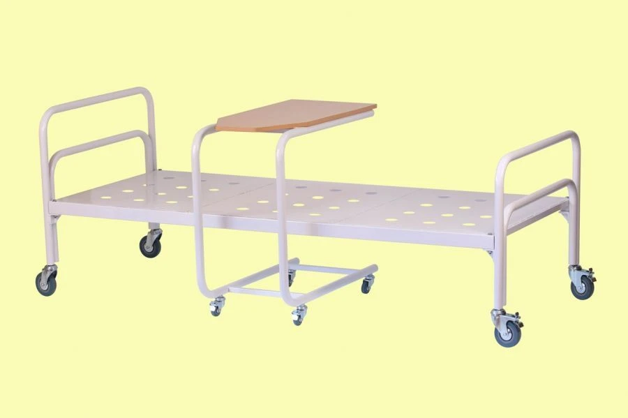 Folding Hospital Bed on Wheels