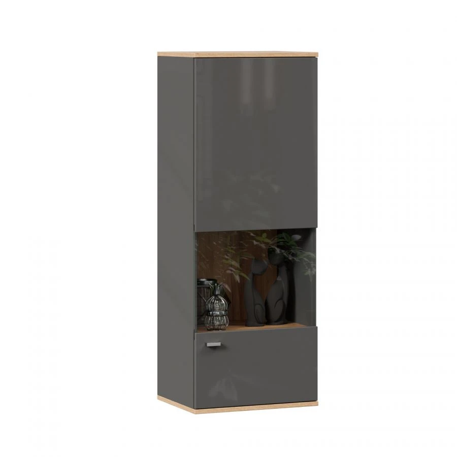Right Wall-Mounted Cabinet Fiji LD.659120.000 (Golden Oak/Anthracite)
