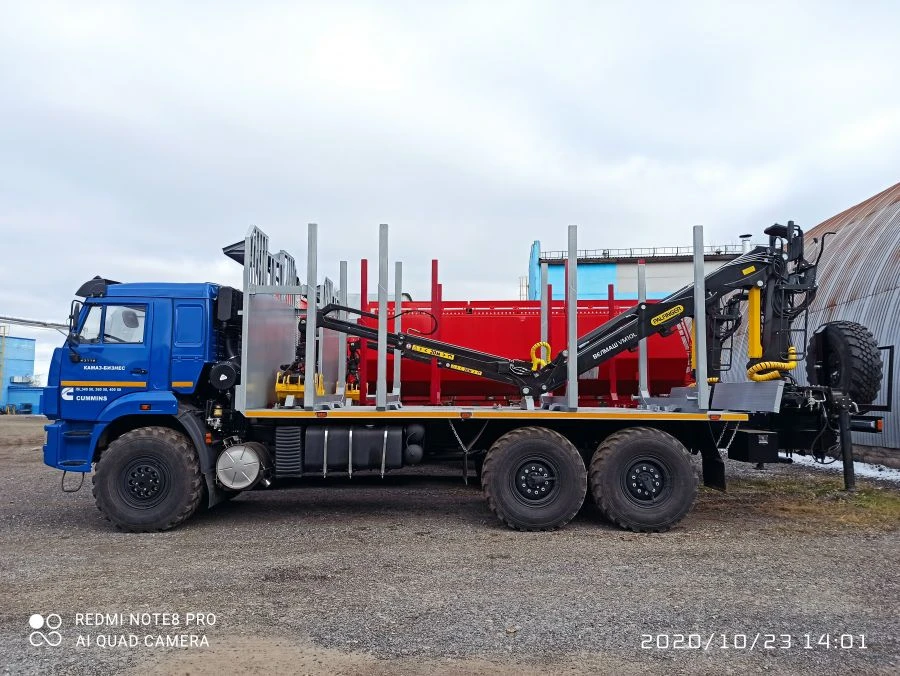 Timber Transport Truck with Crane Model 5908BB