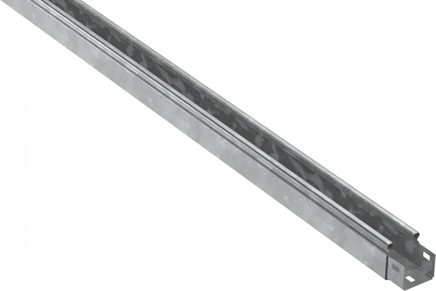 Non-Perforated Metal Cable Tray 50x200x3000 CLN10-050-200-3-M-HDZ