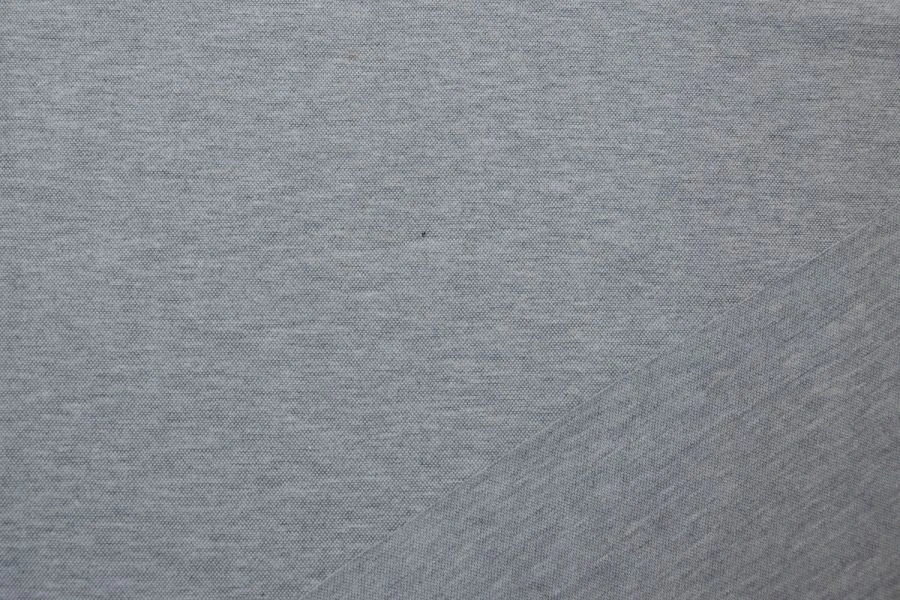 Melange Knit Fabric Lacoste Blend 70% Cotton, 30% Polyester