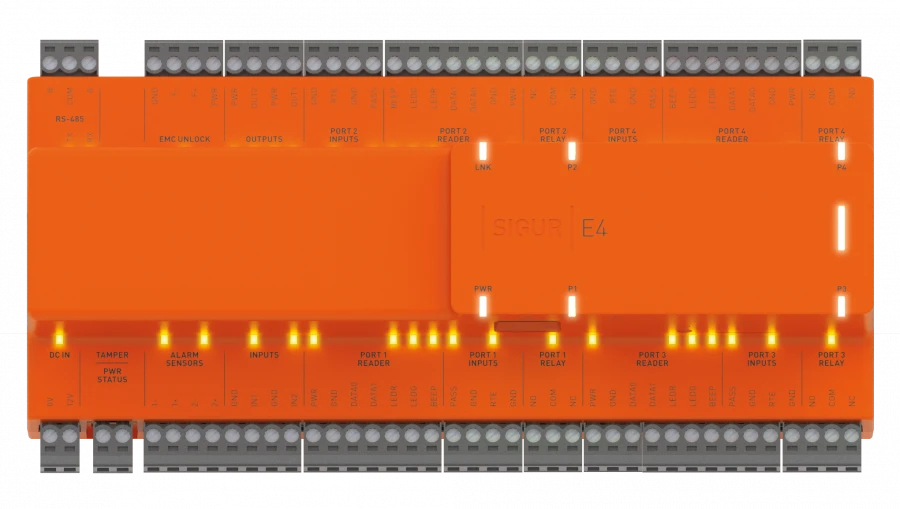 Access Control System Controller Sigur E4 PRO