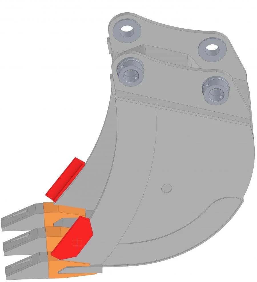 Trenching Bucket 0.39 m³ TB-2160 for Excavator RM-Terex WX200