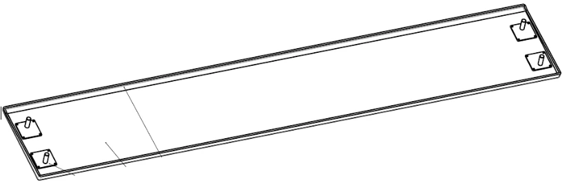 Glass-Fiber Panel S.15М-10.30.010 for Tram Exterior and Interior