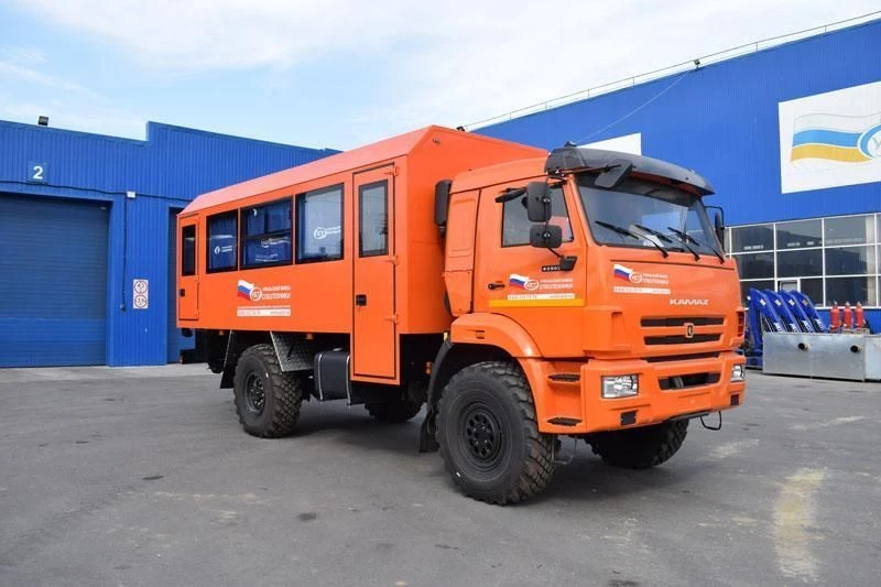 Special Bus UZST 5861-53 on KAMA3 43502-D5 Chassis