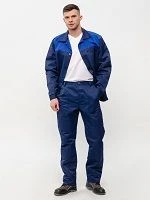 Standard Work Suit Polyester-Cotton Fabric (Jacket + Pants)