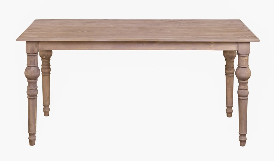 Wooden Dining Table with Beech Solid Base