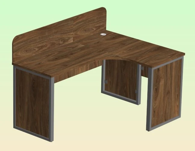 Corner Writing Desk with Screen, Model No. 10Э ПГБА.1004.21.00.00.000