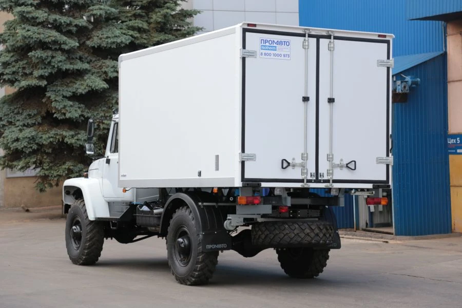 Cargo Van Vehicle Modification 4795AA Based on GAZ Chassis 33086, 33088