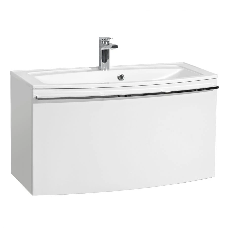Aquaton Sevilla 95 White Pearl Wall-Mounted Vanity