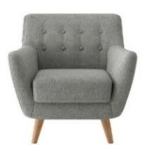 High-Durability Chair with Wooden Legs 800*850*850 mm