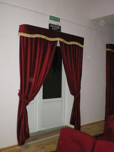 Functional Decorative Door Curtains with Pleat Tape