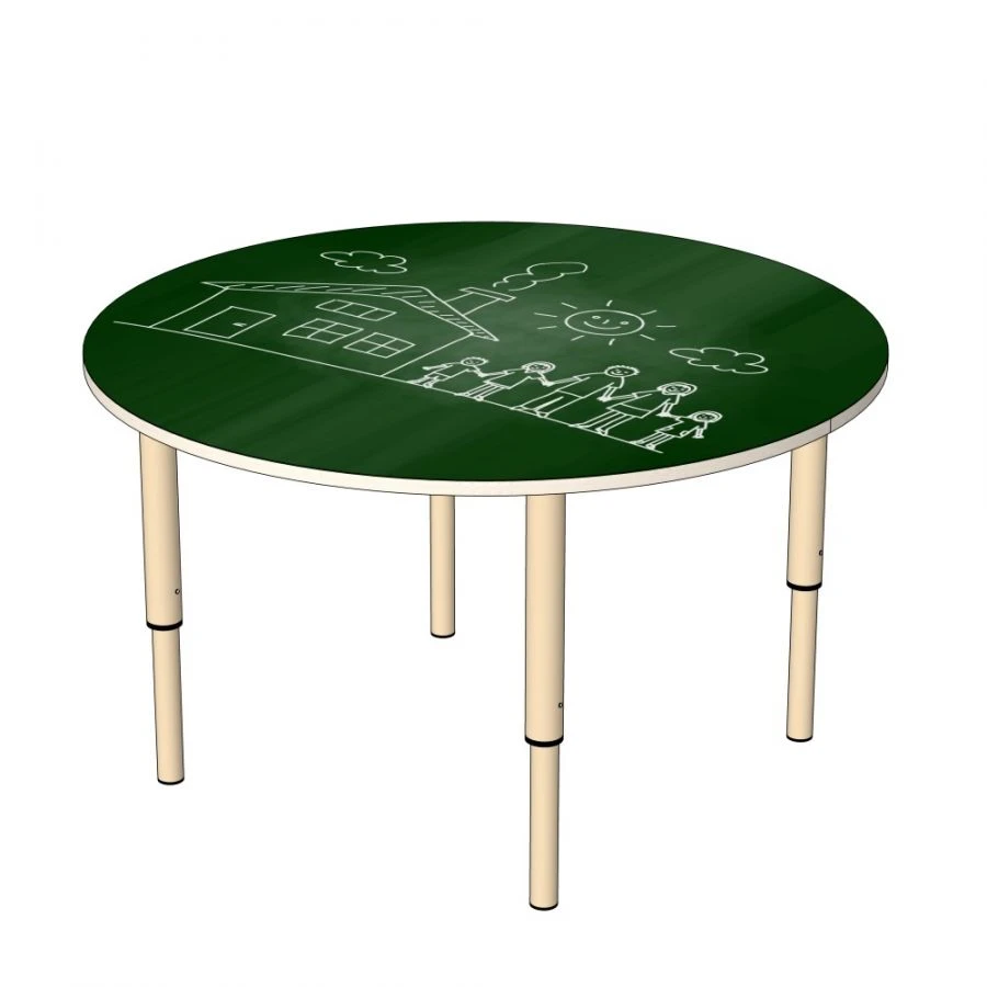 Chalk Drawing Table SDM(1-3) - Adjustable Metal Legs