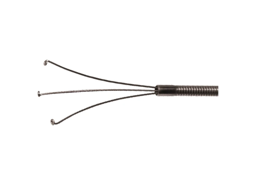 Loop-type Clamp with Three-pronged Gripper for Flexible Endoscopes, Ø 2.0 mm, Length 1750 mm
