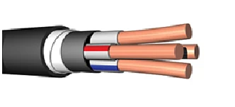 Armored Power Cable VBSHvng(A)-LS - 3x16mm² Copper Conductors