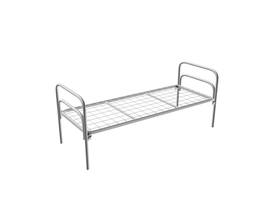 Single Metal Bed "P-Shape" Model K640.K