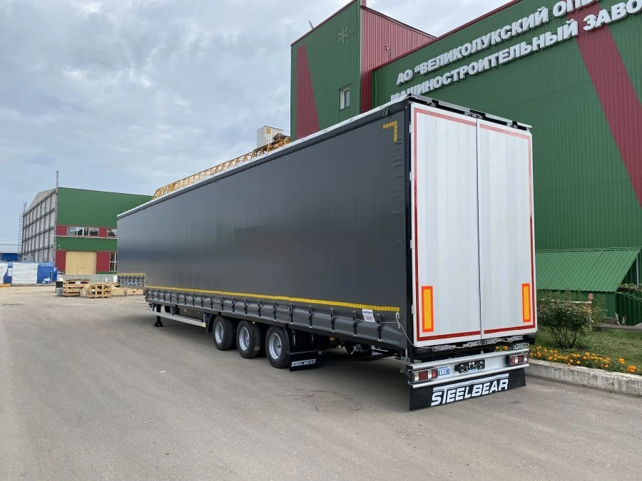 Tri-axle Low-bed Semi-Trailer Platform PT-24U with BPW Axle