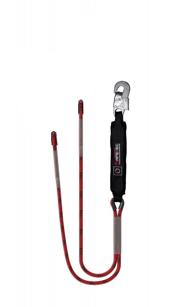 Double Nylon Lanyard with Shock Absorber - Model ABS212