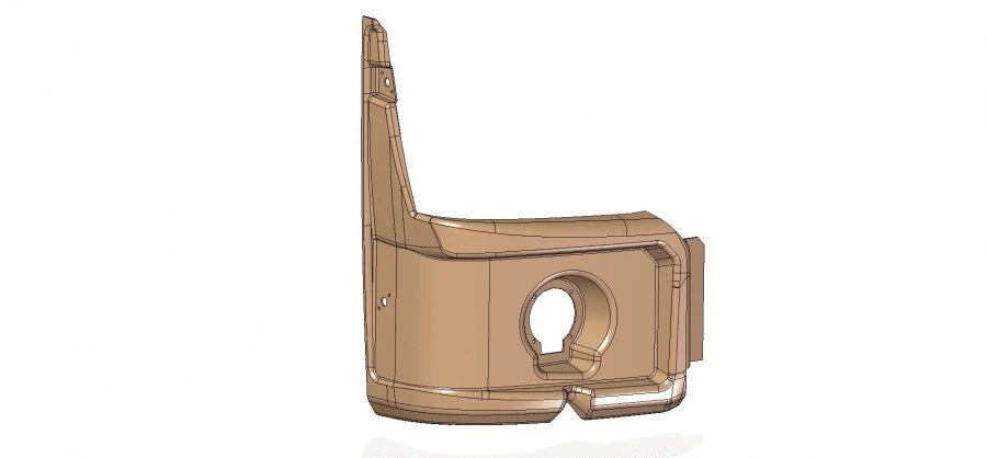 Right Side Internal Cladding Panel for LiAZ 429260 - 429260-5313436-03