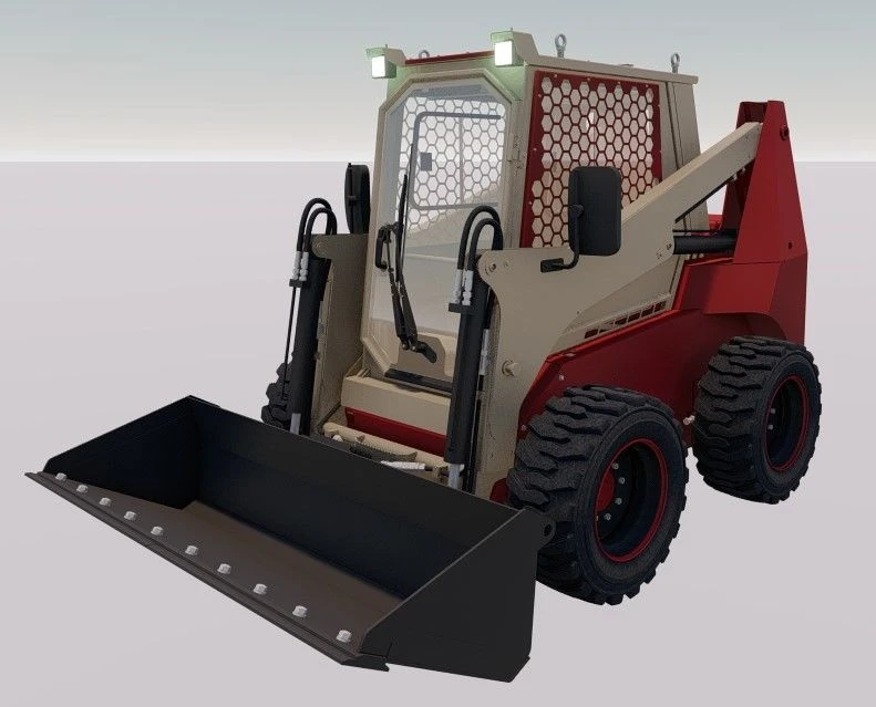 PM-1000 Compact Loader with Articulated Steering