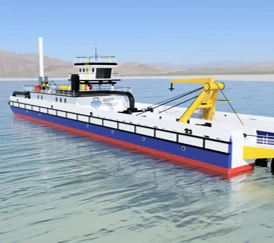 Non-Self-Propelled Dredger FPDG3 for Efficient Dredging