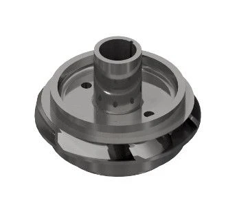 Compression Dispersion Working Wheel DN5-21, 0.68in Shaft, Ni-Resist