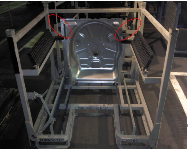 Car Body Part Rear Floor Panel V73 9800325580