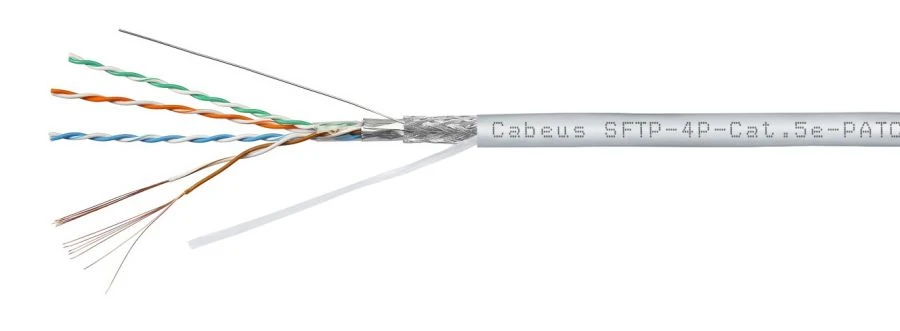 Symmetrical Communication Cable for Digital Transmission Systems Cabeus SF/UTP Category 5e