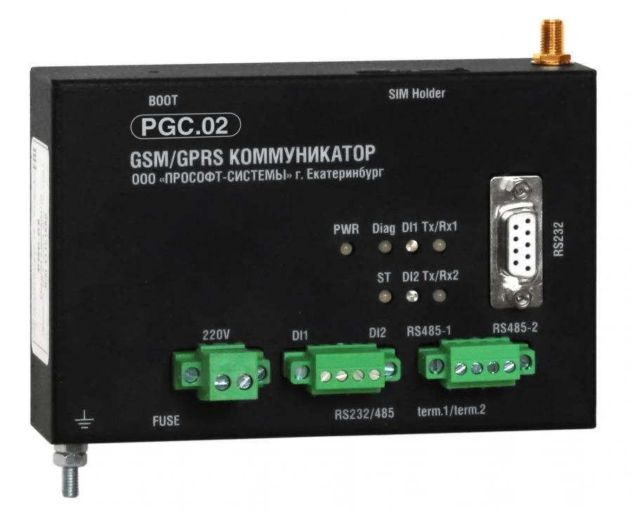Wireless GSM/GPRS Communicator for Data Transmission PGC.02