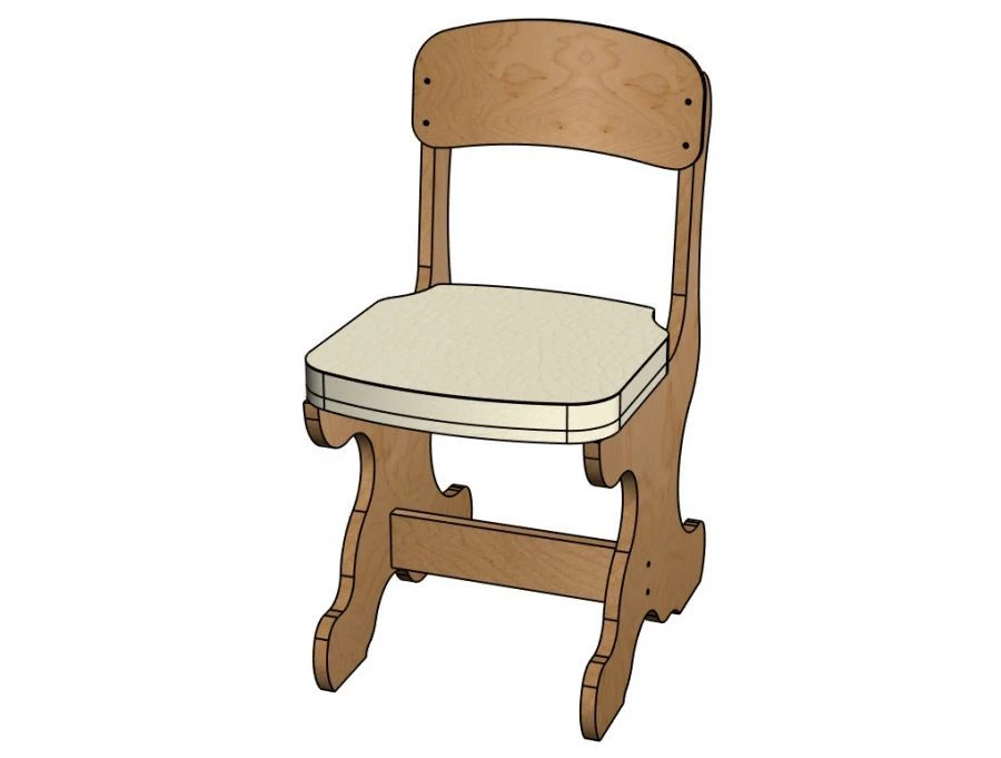 Figure Chair, Height 260mm Semi-Soft Seat, Model StD67