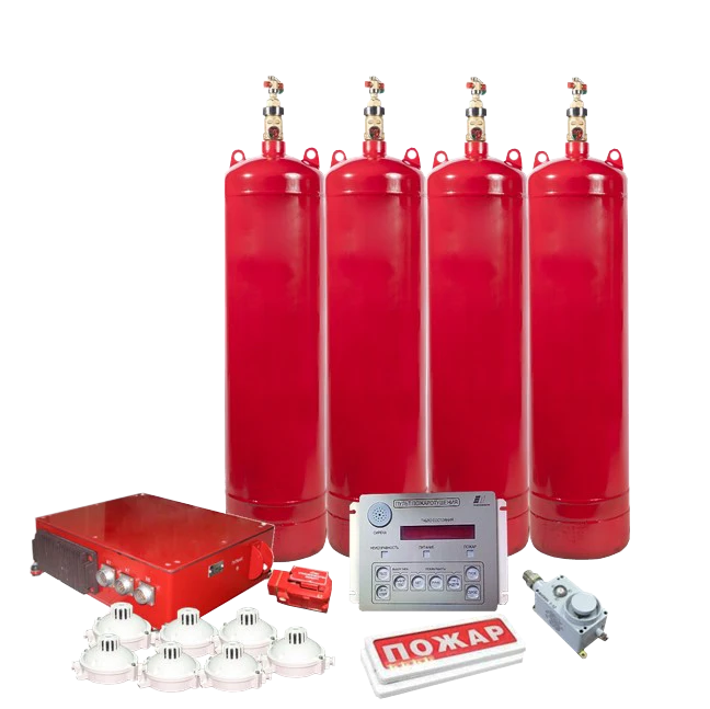 Automatic Gas Fire Suppression System "Raduga-5MG" for Electric Locomotives