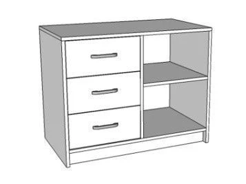 Multifunctional Side Cabinet for Home and Office, Art. T04