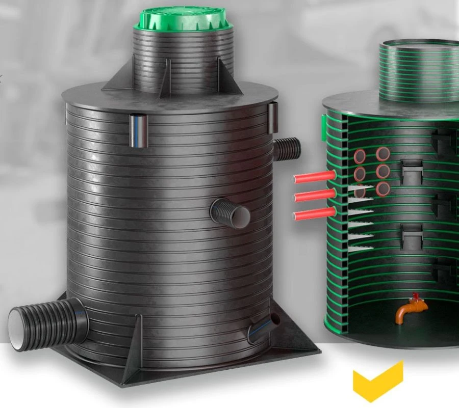 Modular Polymer Manhole for Sewer Systems