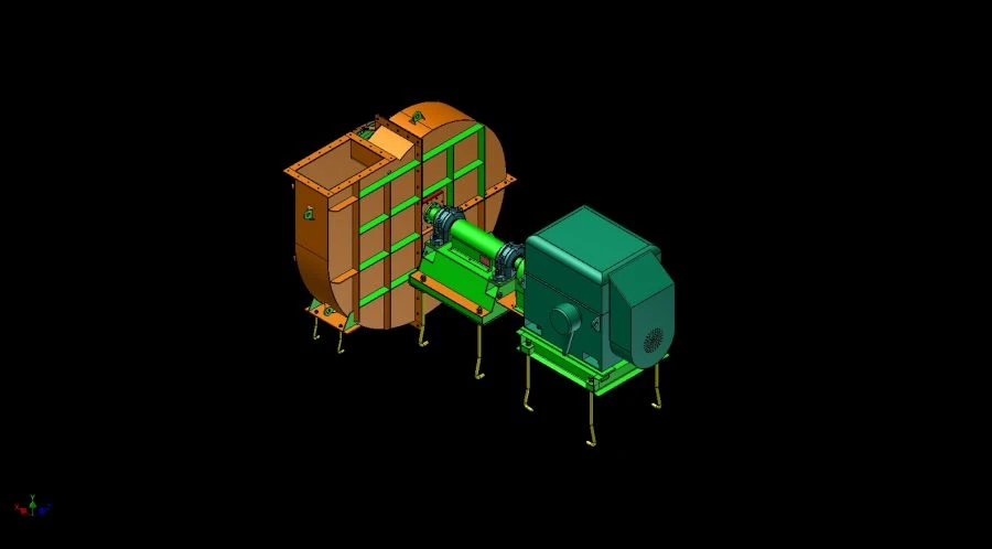 Centrifugal Fan for Gas Cleaning Systems DАh2