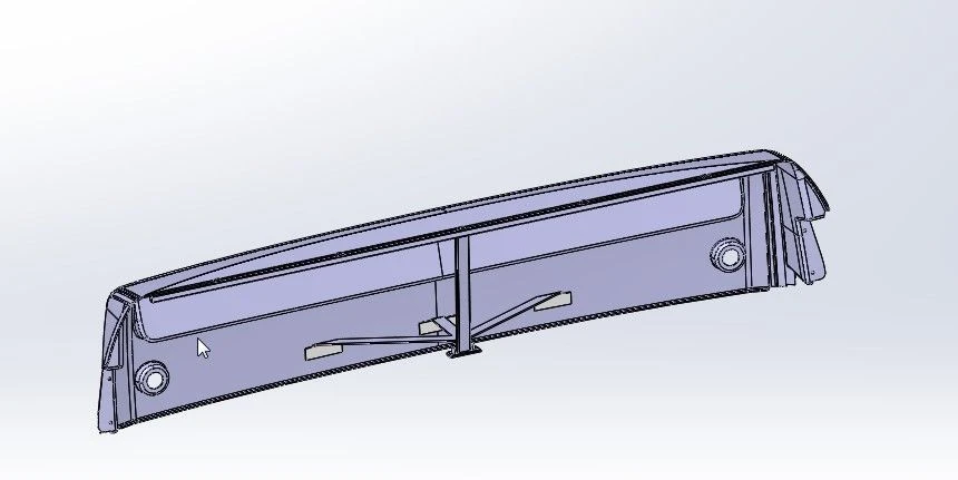 Complete Rear Fairing for Electric Bus 5299-401-5612100