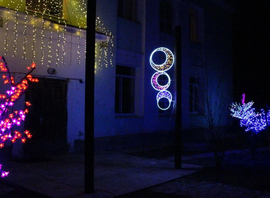 Decorative Outdoor LED Panel Light "Necklace" - 220V, 24V, 12V