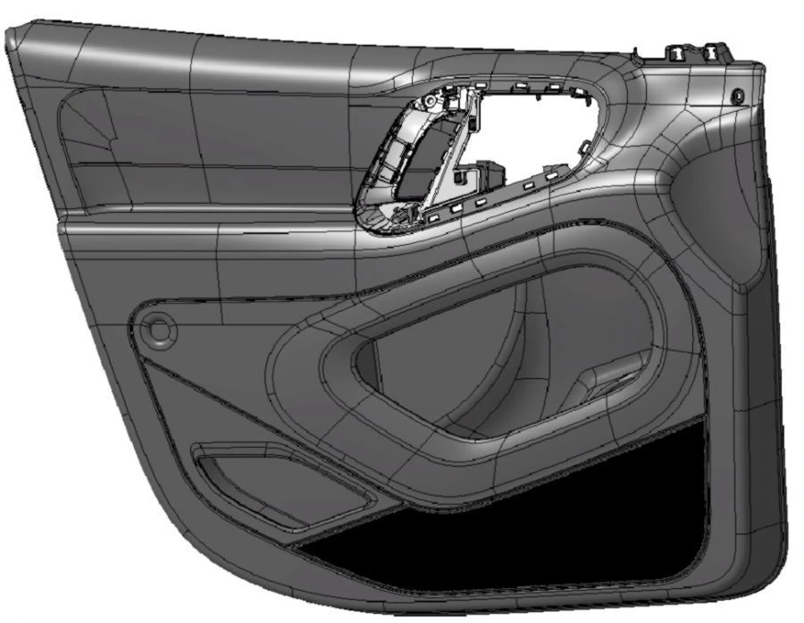 Left Front Door Trim Assembly for Vehicles M1 and N1 - 1683045181