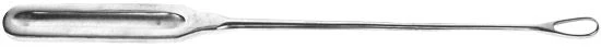 Sharp Uterine Curette "Recamier" No. 4, Rigid Design