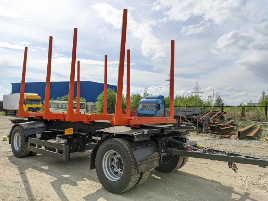 Dual-Axle Timber Transport Trailer BZAP 94562H