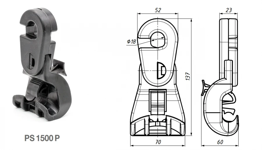 Supporting Clamp for SIP PS 1500 P