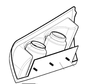 Left Front Headlight S.15M-10.10.100 for Tram Cars