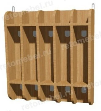 Wall-Mounted Towel Rack for 5 Towels