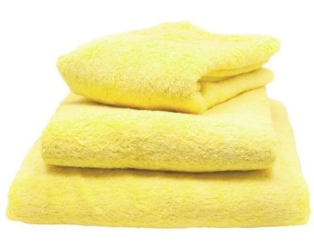 Soft Yellow Terry Towel 150x80 cm