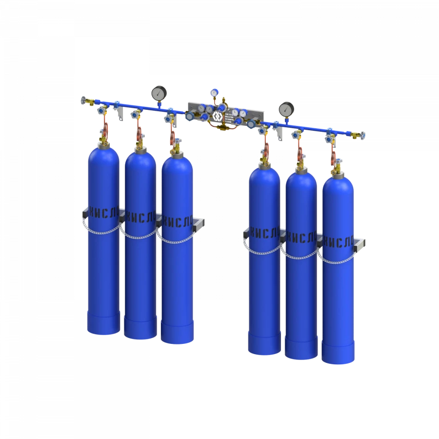 Automatic Bypass Ramp for Oxygen on Six Cylinders RPAC-6