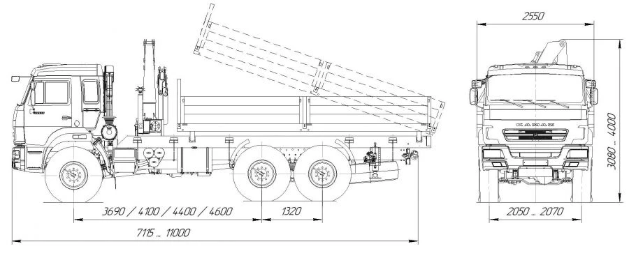 Diesel Dump Truck without Crane, 5-20t Capacity, Model 57561N