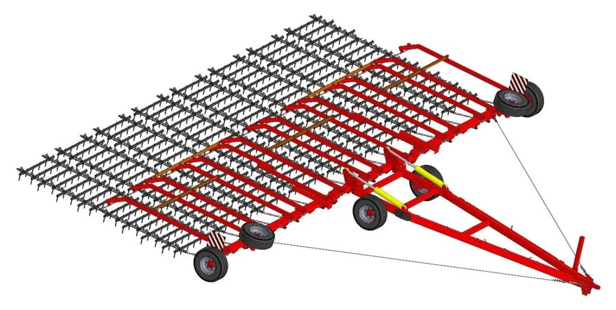 Universal Hydraulically-Operated Wide-Width Cultivator SShG-12