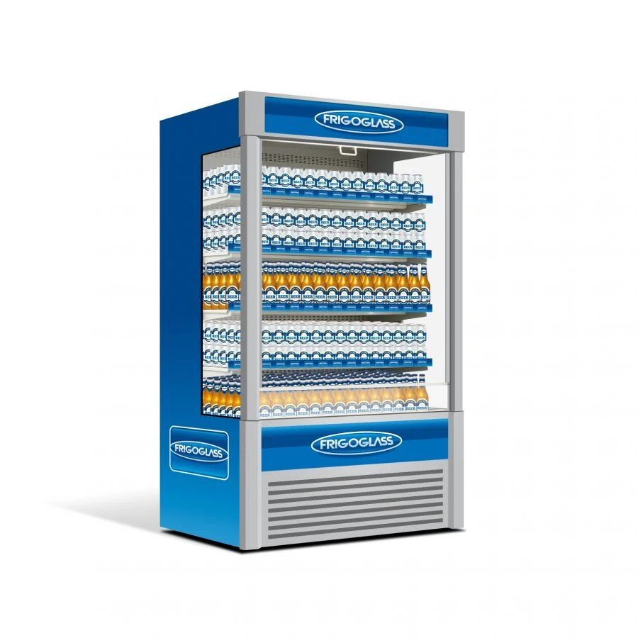 Refrigerated Display Case for Beverages and Food, Model OPXL [R290]